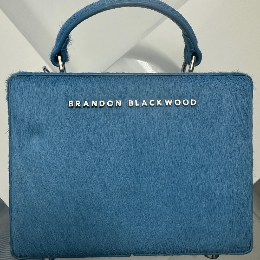 Brandon Blackwood Textured Blue Mini Bag